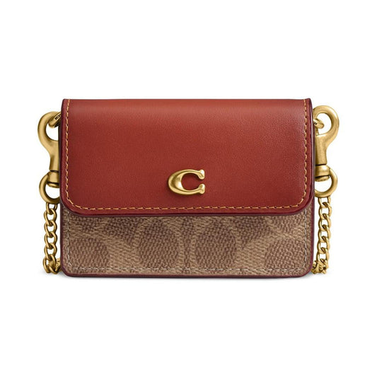 Essential Half Flap Colorblocked Card Case