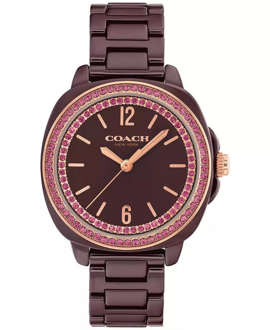 Women's Kitt Cherry Ceramic Bracelet Watch, 34mm