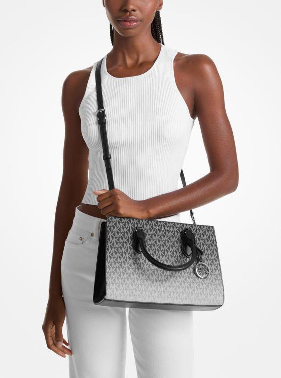 Sheila Medium Ombré Signature Logo Satchel