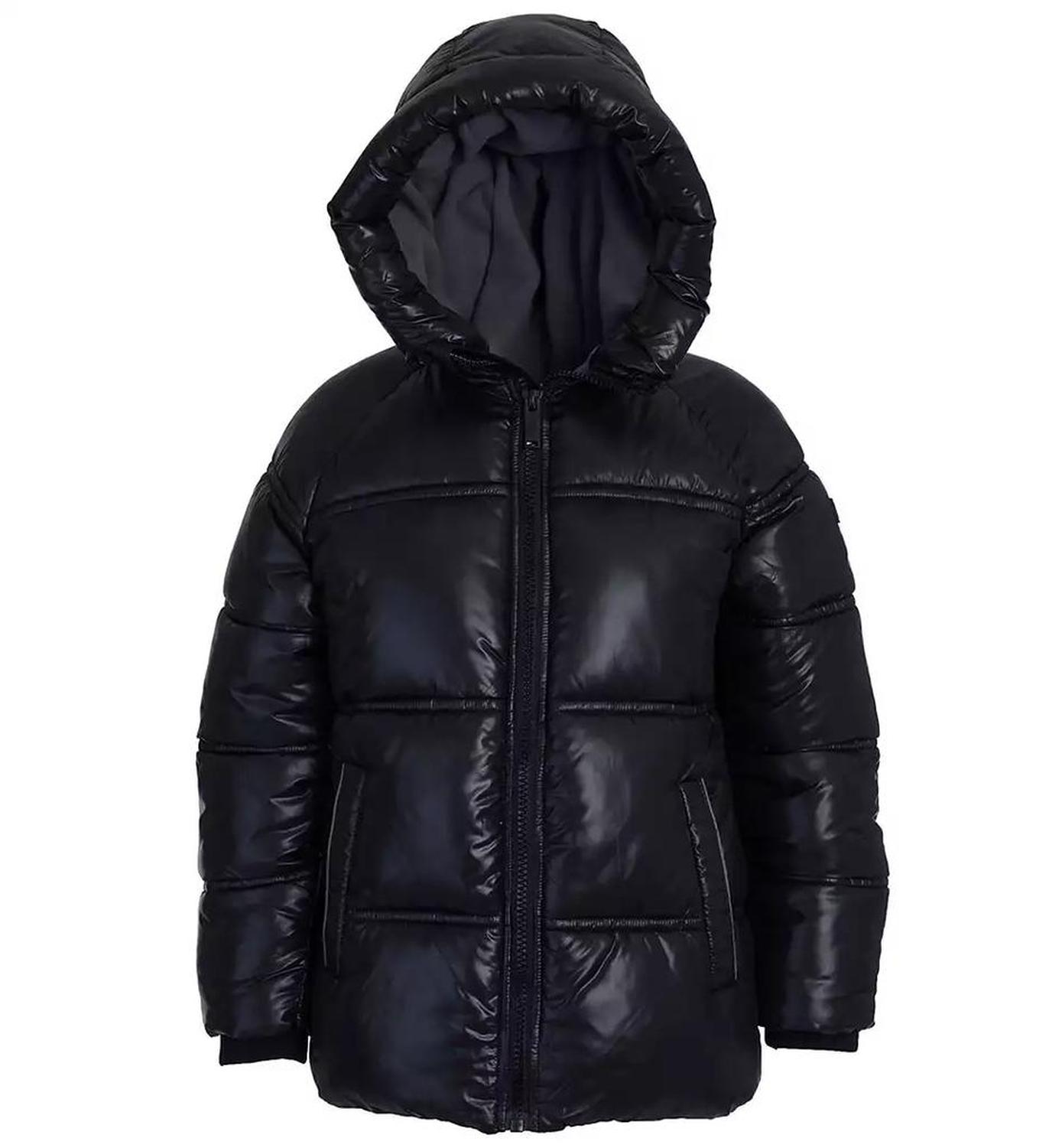 Toddler and Little Boys Heavyweight Shine Puffer Jacket
