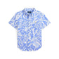 Sea-print Cotton Short Sleeve Shirt (Toddler/Little Kid)