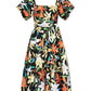 Kate Spade Floral Puff Sleeve Dress