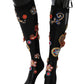 Dolce & Gabbana Elegant Embellished Crystal Stockings