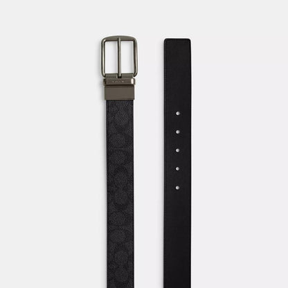Harness Buckle Cut To Size Reversible Belt, 38 Mm