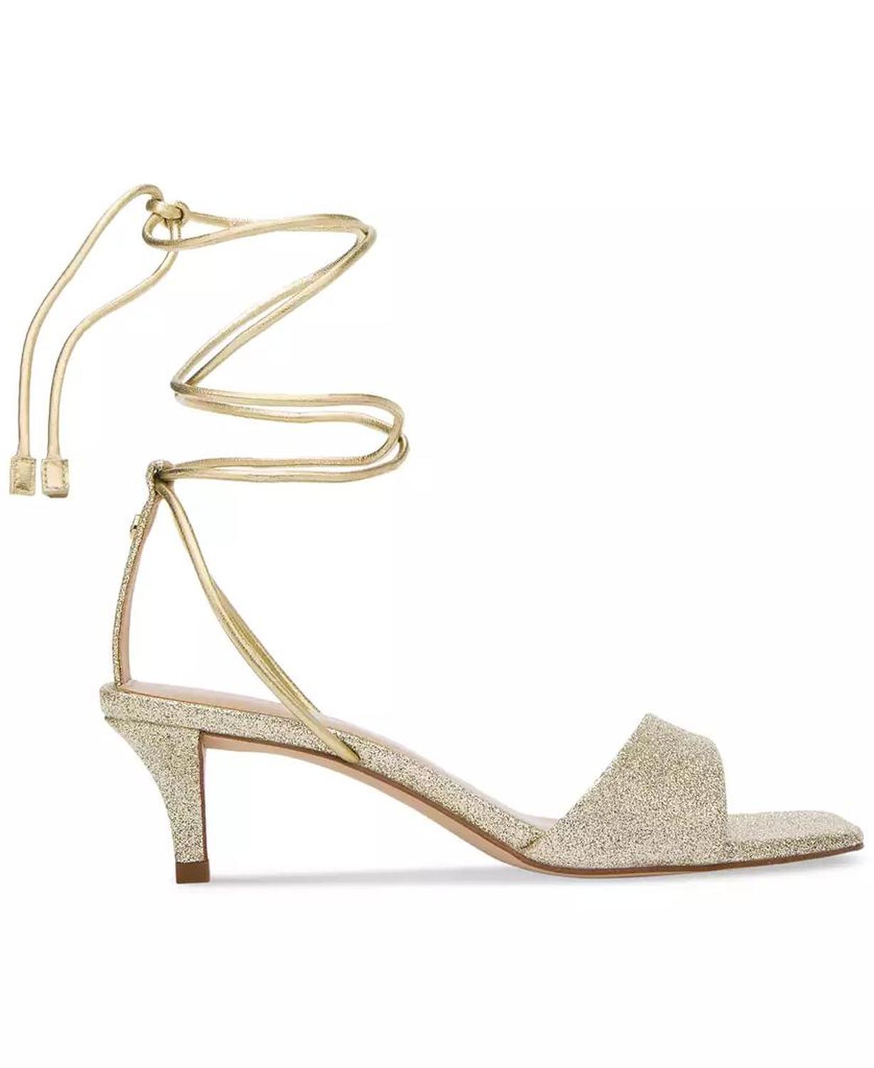 Jaida Ankle-Tie Leather Lace-Up Sandals