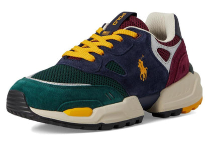 Suede Mesh-Polo Jgr Pp-Sneakers-Low Top Lace