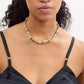 Faux Stone Signature Mixed Cultivated Pearl Collar Necklace