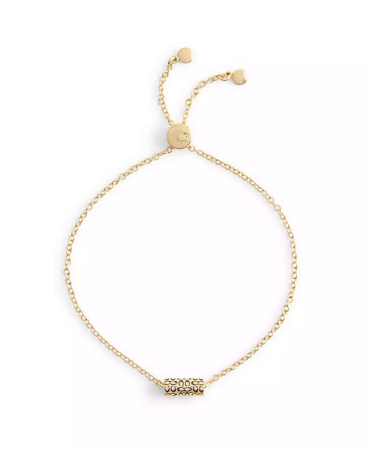 Signature Quilted Tube Slider Bracelet