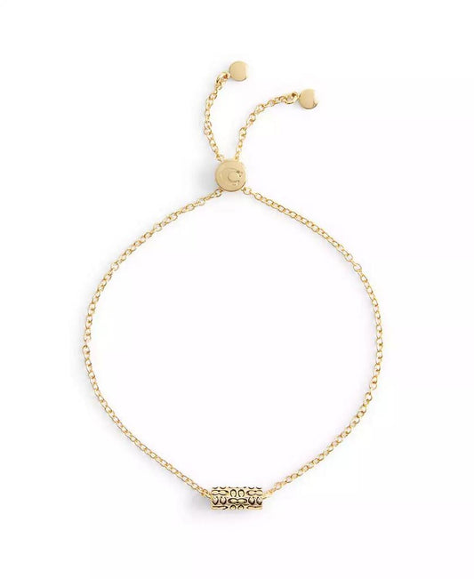 Signature Quilted Tube Slider Bracelet