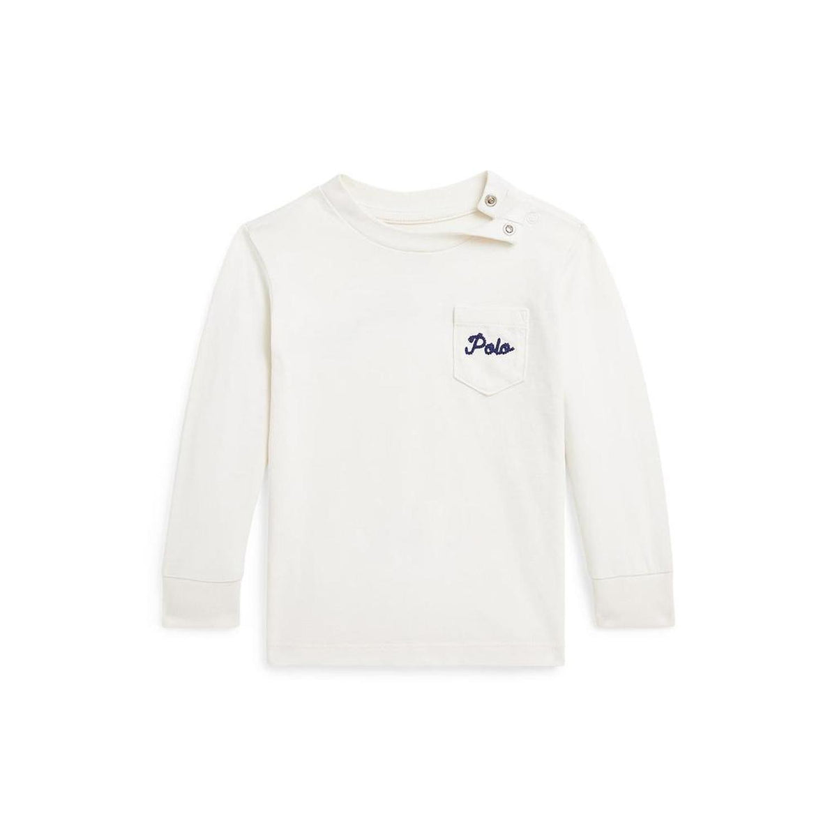 Dog-Print Cotton Long Sleeve Tee (Infant)