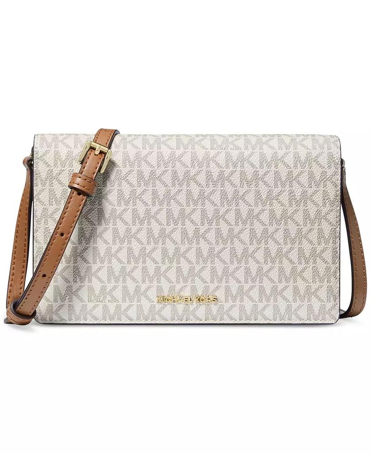 Jet Set Logo Medium Flap Crossbody