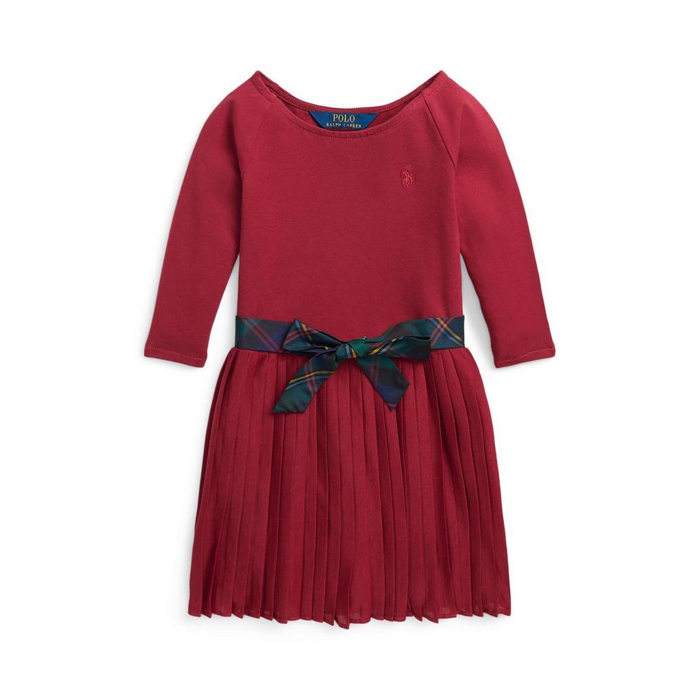 Pleated Stretch Jersey Dress (Toddler/Little kids)