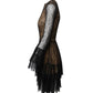 Michael Kors Lace Dress in Black Rayon