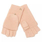 Women's Spade Pop Top Mittens Gloves