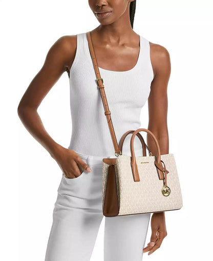 Ruthie Logo-Print Satchel