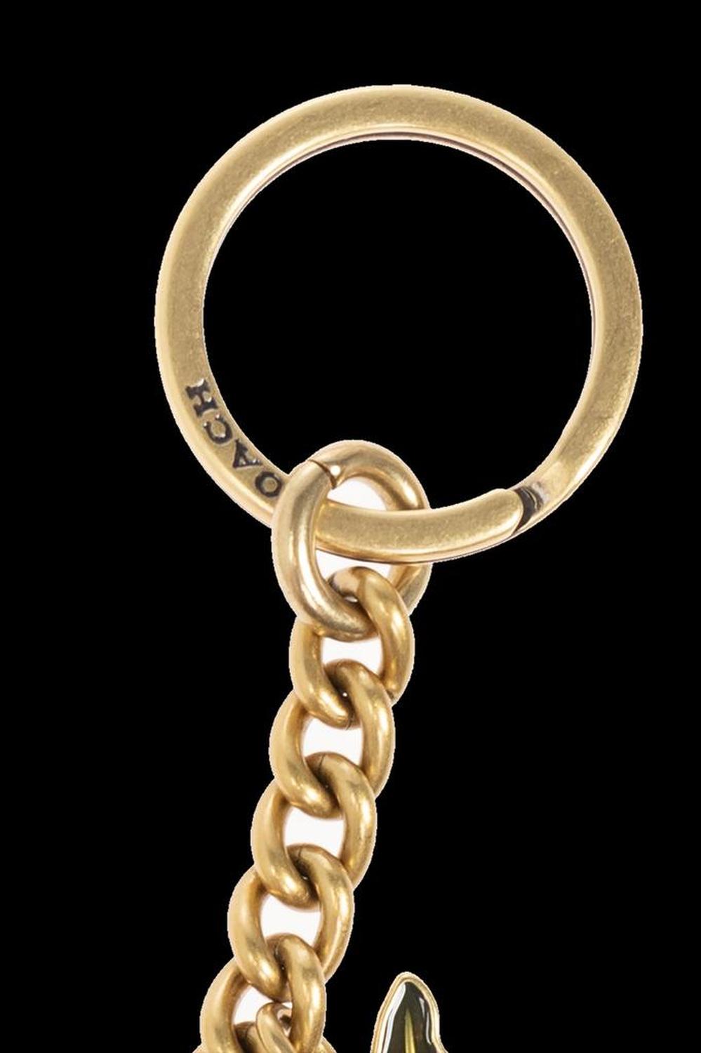 Coach Motif Chain Bag Charm