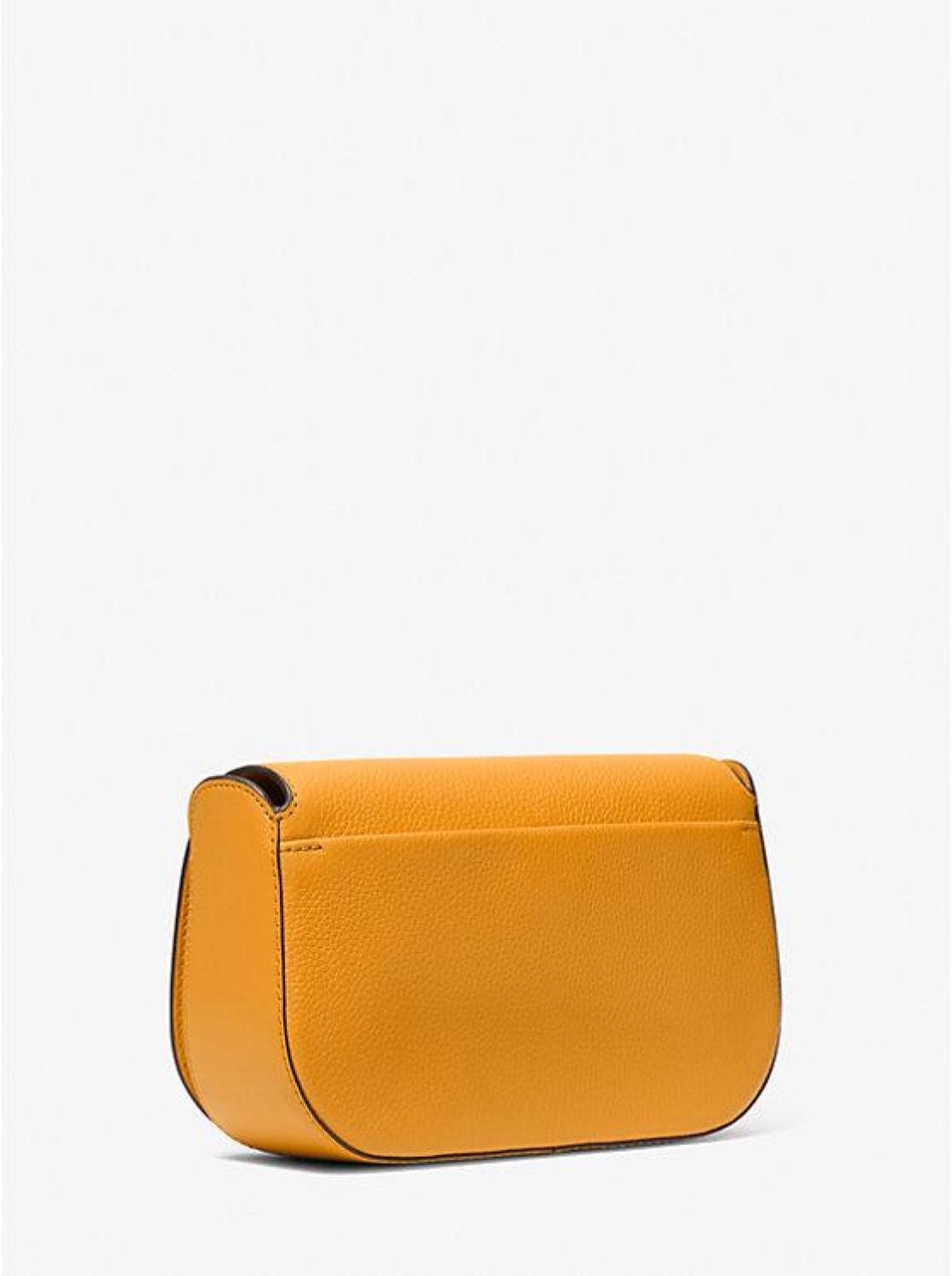 Samira Small Pebbled Leather Messenger Bag