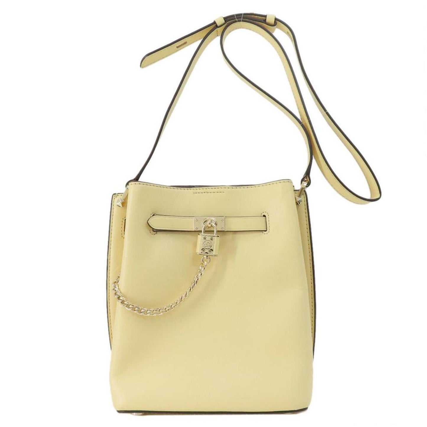 Michael Kors Hamilton  Leather Shoulder Bag (Pre-Owned)