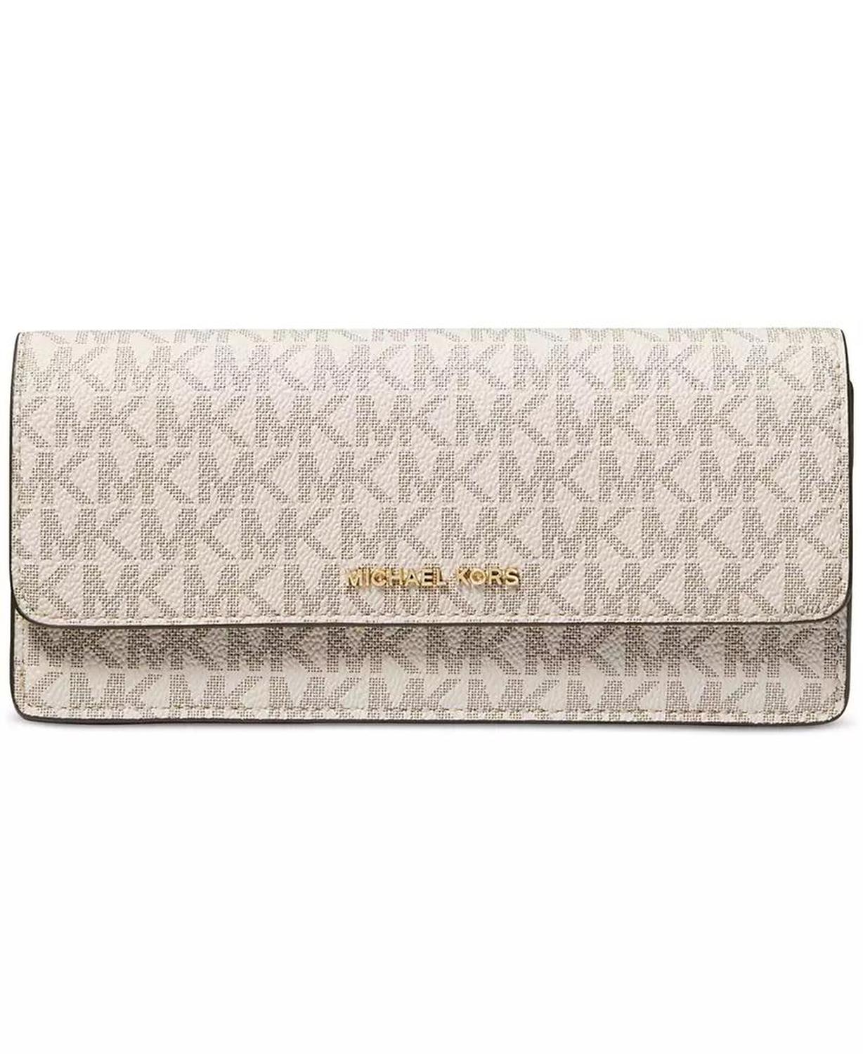 Jet Set Logo Large Flat Wallet