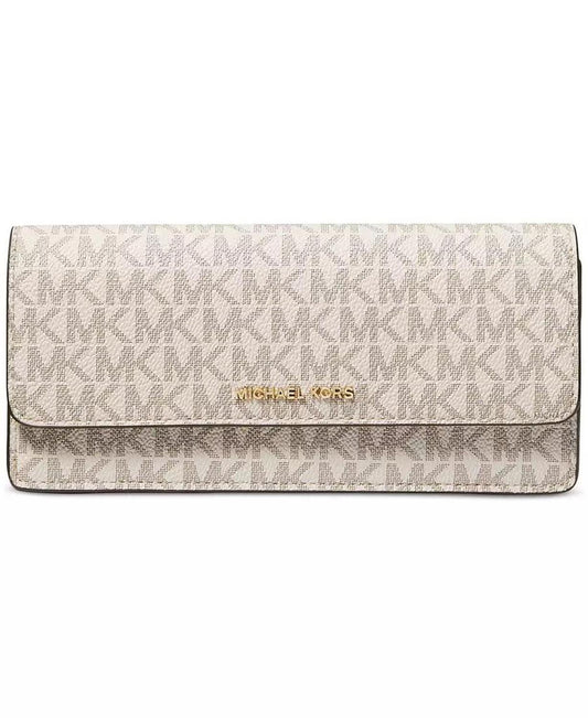 Jet Set Logo Large Flat Wallet