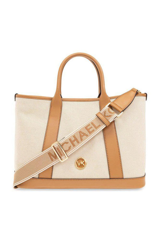 Michael Michael Kors Medium Luisa Logo Plaque Tote Bag