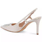 Women's Buckle Up Slingback Dress Pumps