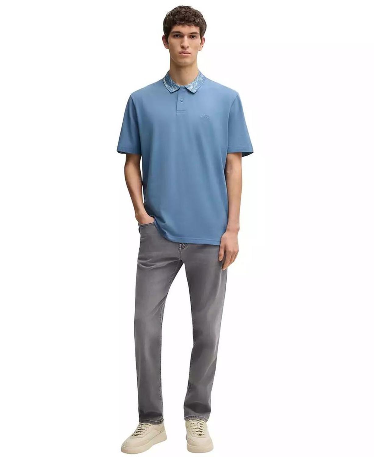 Men's Relaxed-Fit Cotton-Piqué Polo Shirt