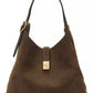 Deco Suede Crossbody Tote Bag