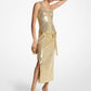 Sequined Stretch Jersey Tank Dress