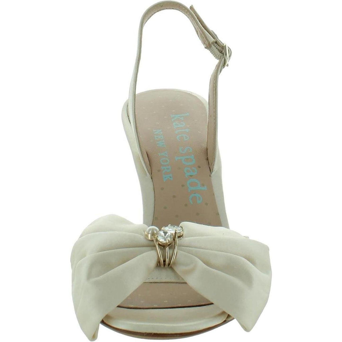 HAPPILY Womens Satin Ankle Strap