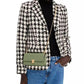 Women's Deco Pebbled Mini Flap Chain Crossbody Bag
