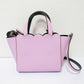 Leather Handbag Shoulder Bag (Pre-Owned)
