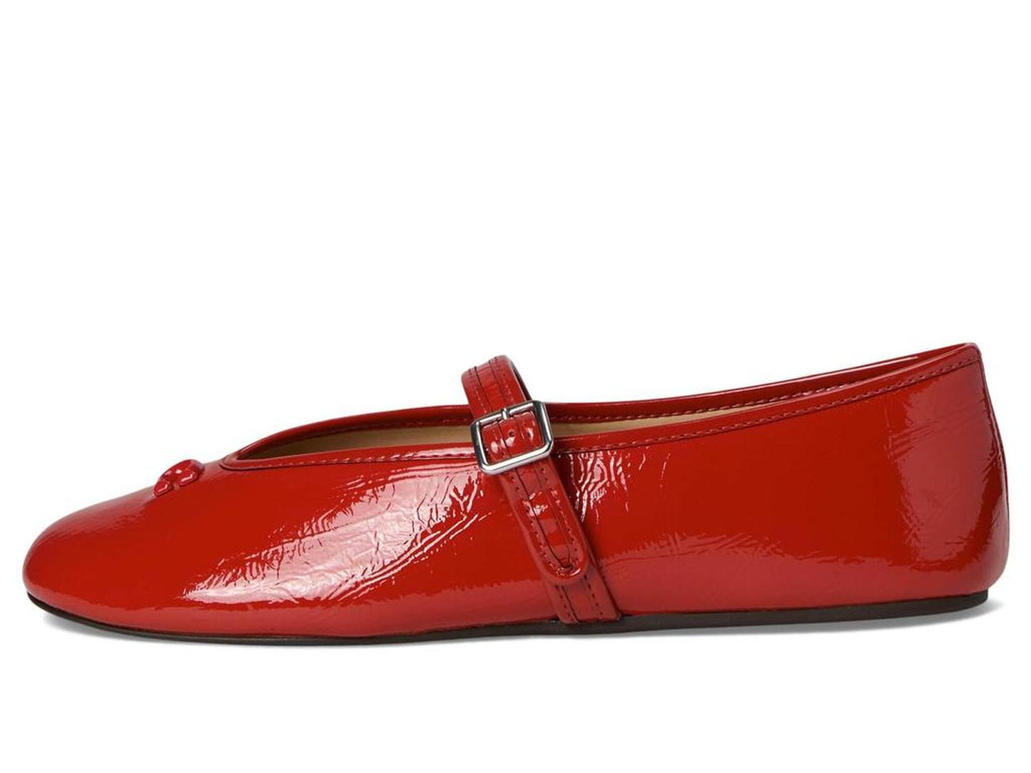 Sculpted C Crinkle Patent Leather Soft Mary Jane