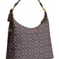 Juliet Signature Jacquard Large Shoulder Bag 38