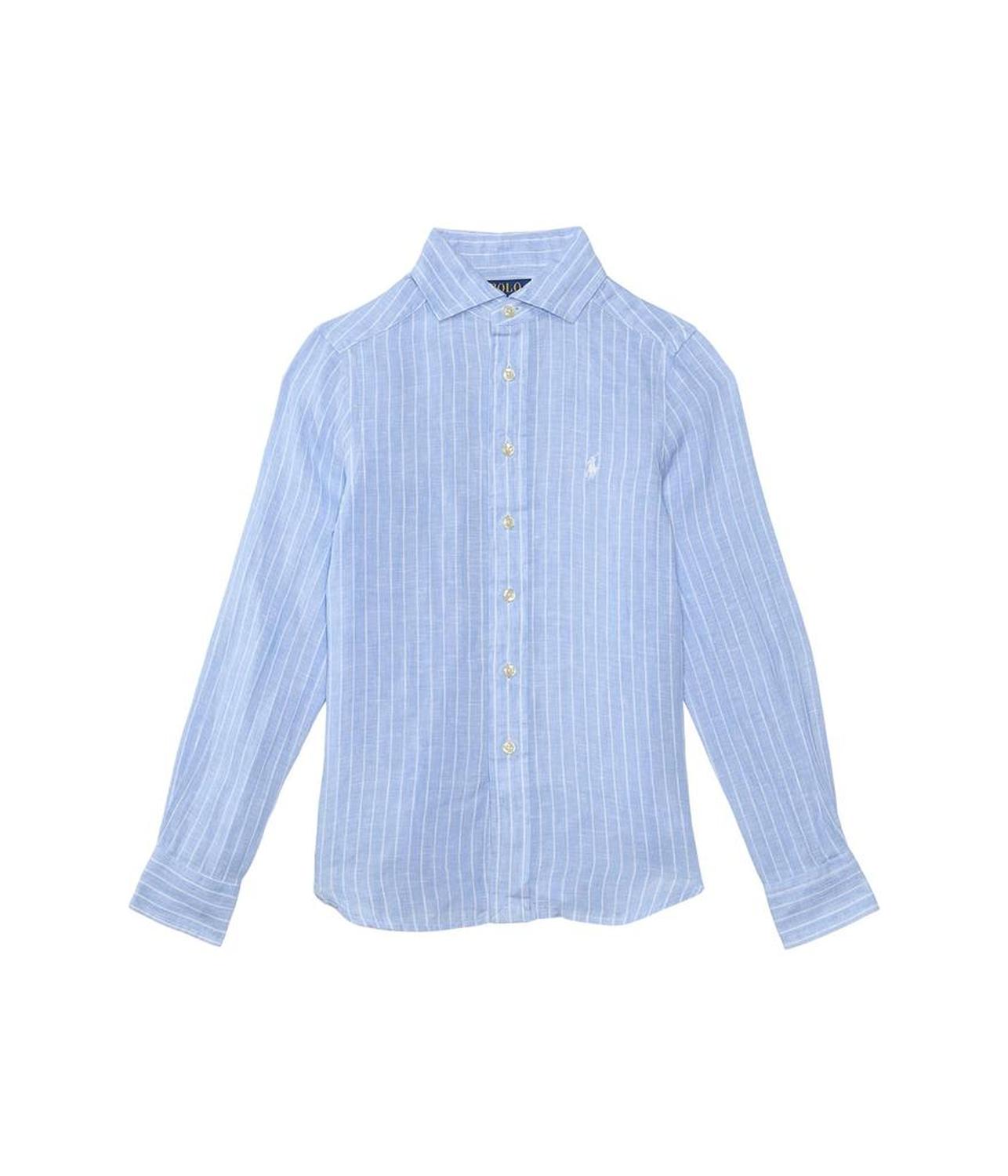 Striped Linen Shirt (Big Kid)