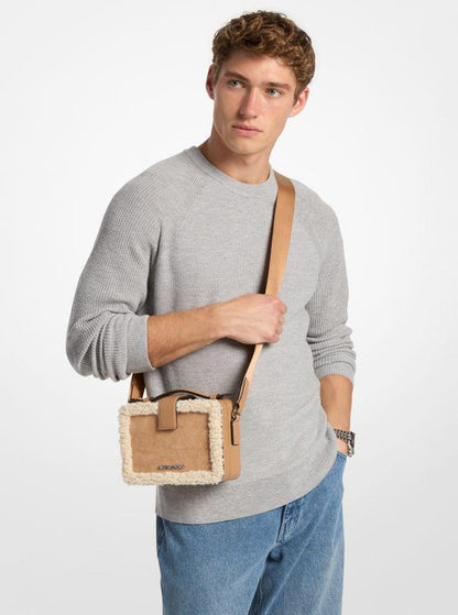 Cooper Suede and Sherpa Crossbody Bag