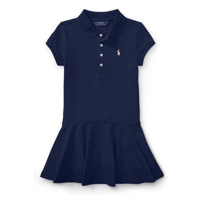 Navy Logo Polo Dress