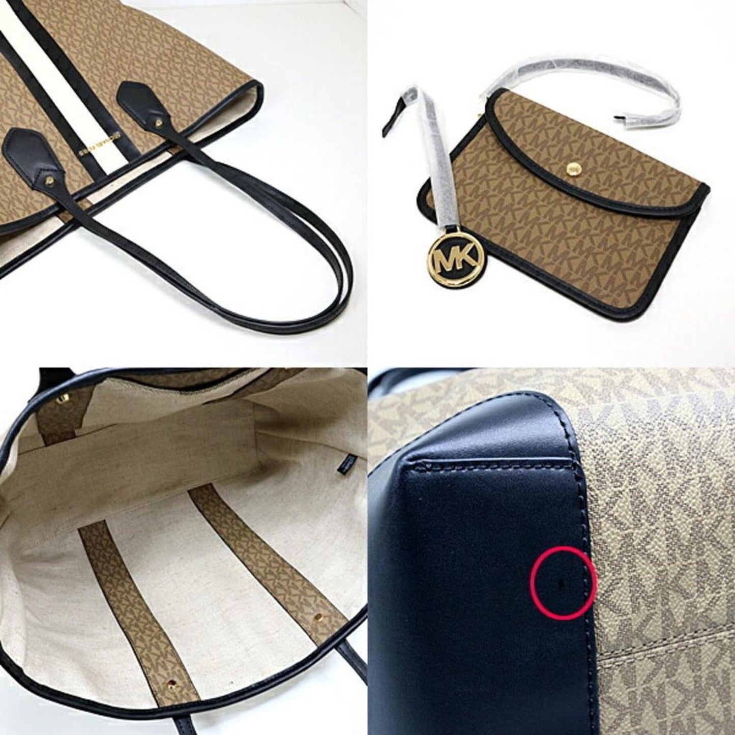 Pvc Pouch Tote Bag (Pre-Owned)