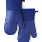 Spade Flower Soft Silicone Oven Mitt Set, 7" x 13"