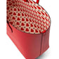 Bleecker Pixelated Hearts Pop Print Crossgrain Leather Large Tote