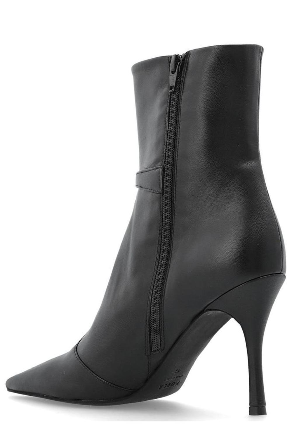 Furla Sfera Pointed-Toe Ankle Boots
