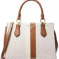 Logo Marilyn Medium Stripe Satchel