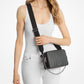 Bryant Medium MK2000 Logo Jacquard Camera Crossbody Bag