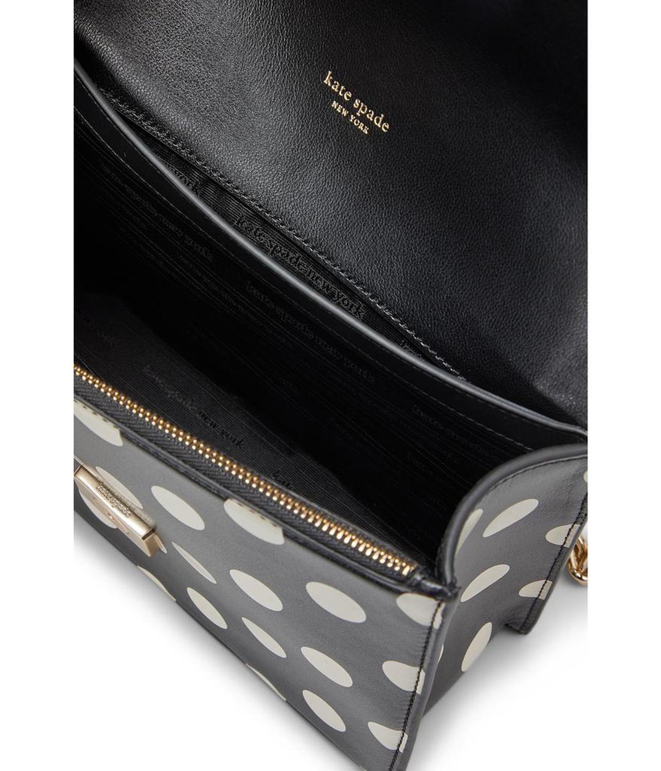 Deco Dot Chain Strap Shoulder Bag