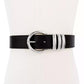 Women's Embellished Non-Reversible Buckle Belt