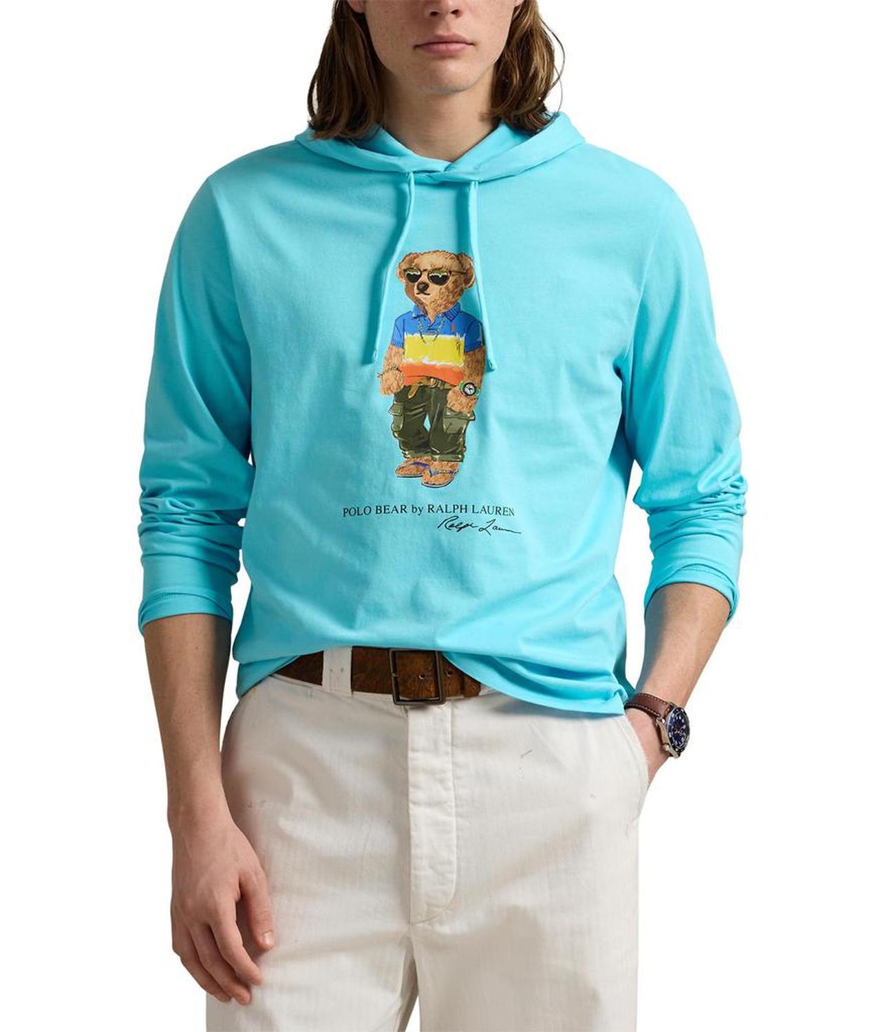Polo Bear Jersey Hooded T-Shirt