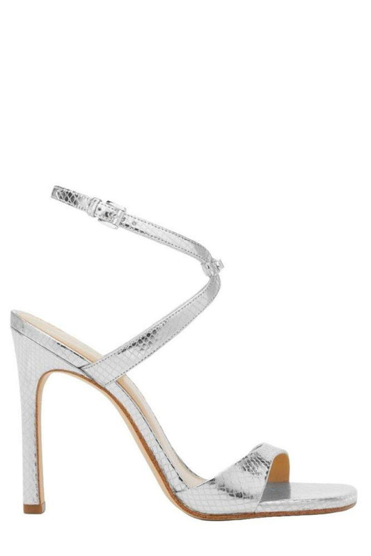 Michael Michael Kors Amara Metallic Embossed Sandals