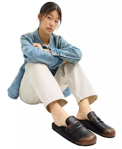 Women's Sculpted C Loved Leather Clogs