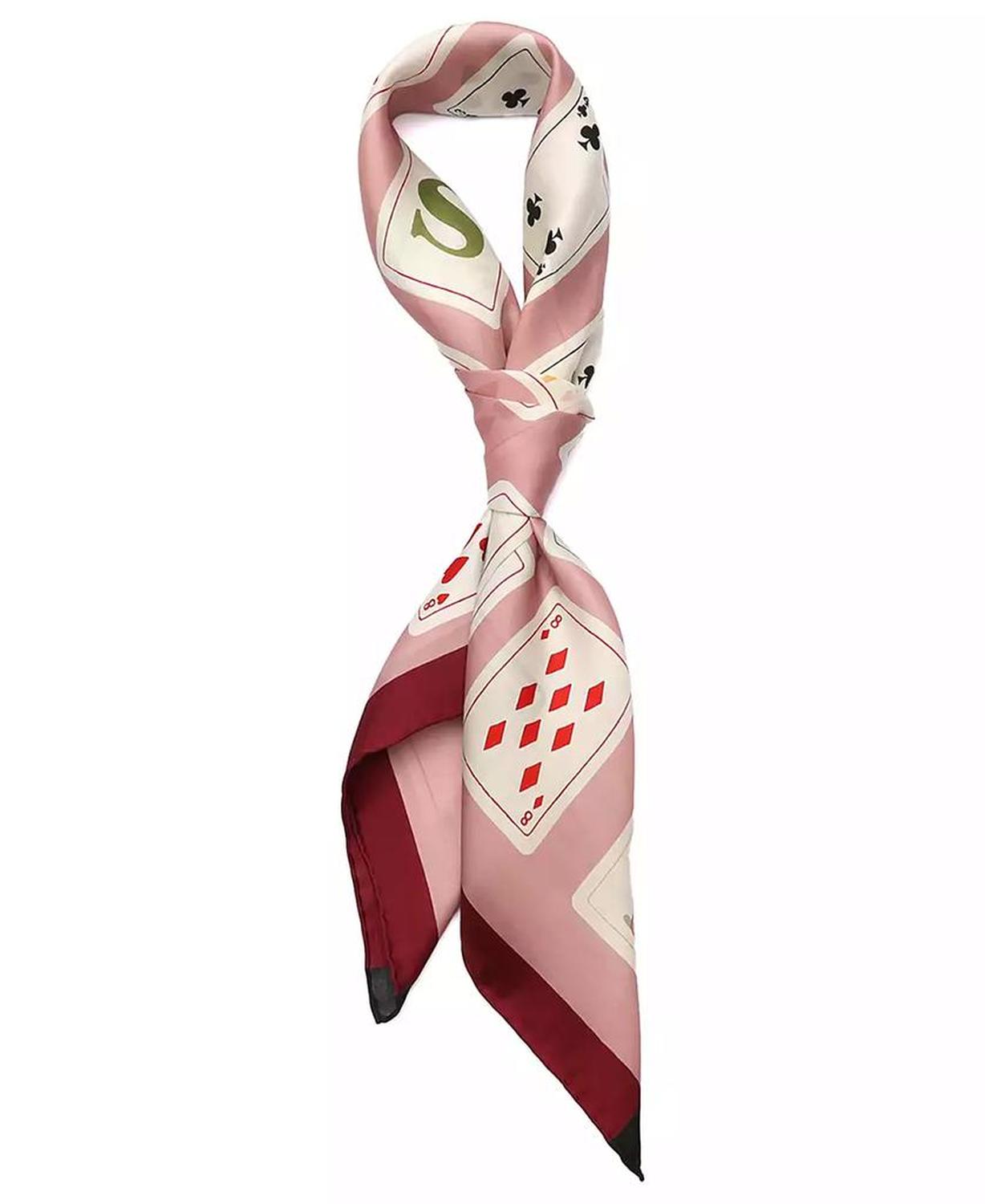 Playing Cards Silk Square Scarf