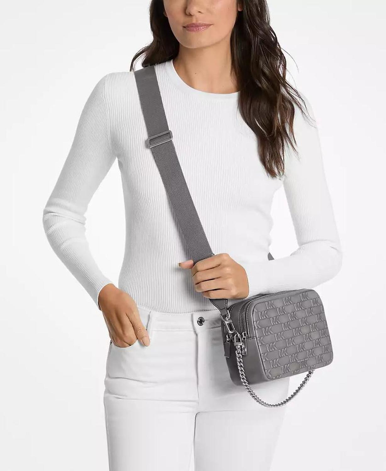 Michael Kors Bryant Double Zip Chain Camera Crossbody Bag